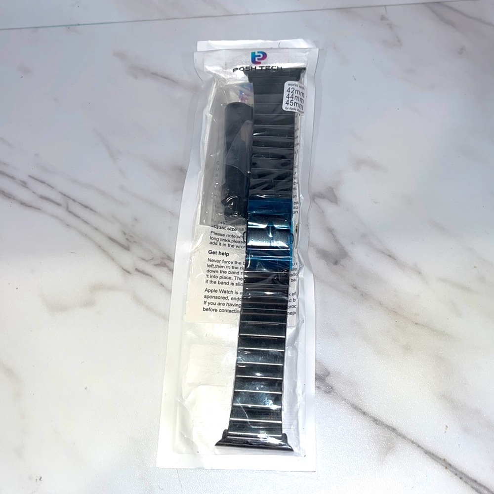 NEW Posh tech black Apple Watch band